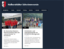 Tablet Screenshot of halberstaedter-sv.de